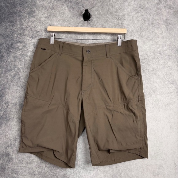 Kuhl Other - Kuhl Men's Renegade Khaki Athletic Shorts #5121 Flawed Size 35